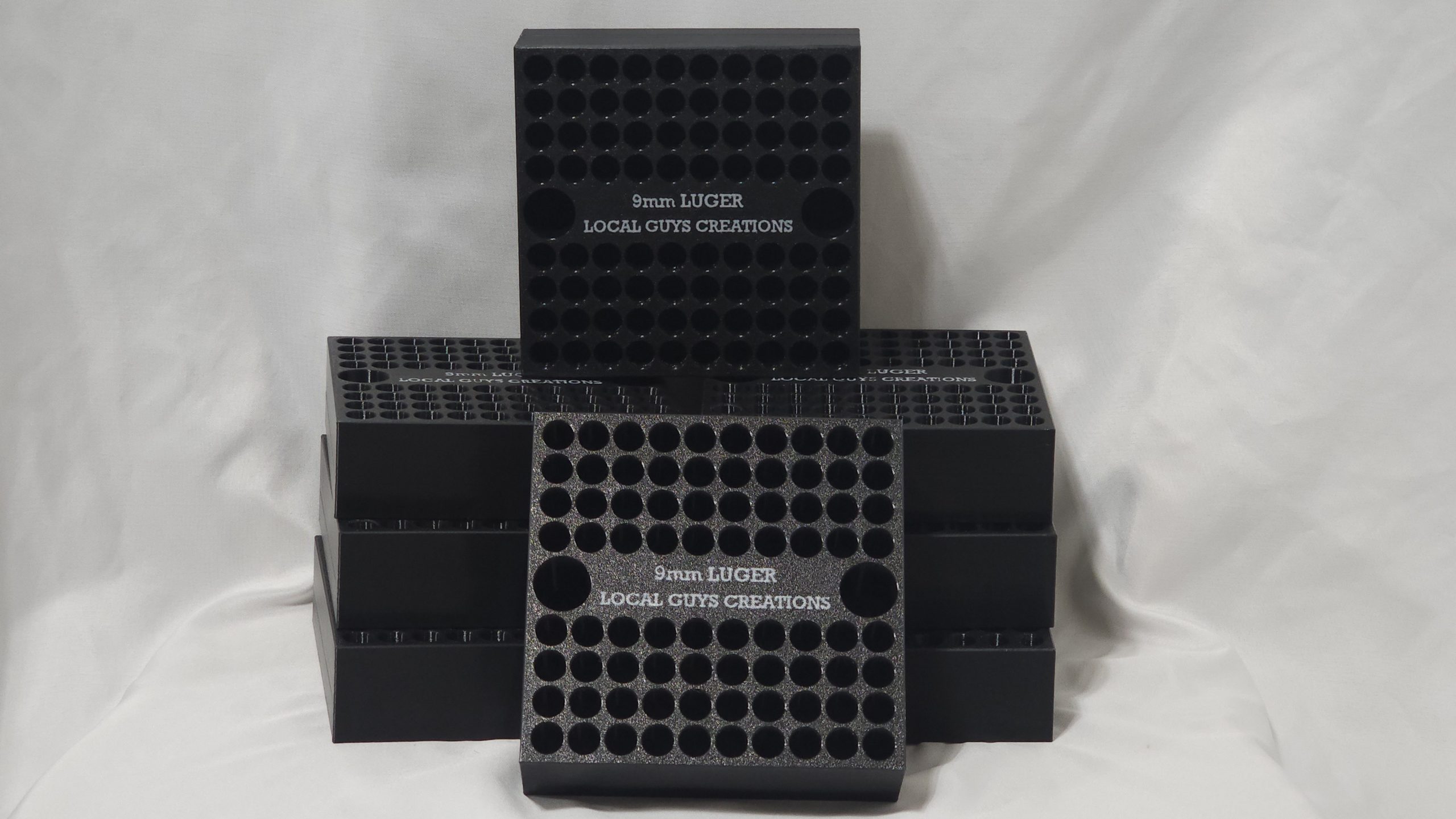 .50 Cal Ammo Can 9mm Organizer – 80 Round Stackable Trays - Image 4