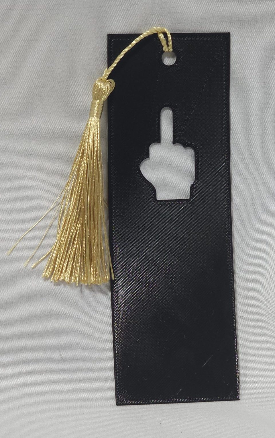 Middle Finger Bookmark – Printed in TPU - Image 3