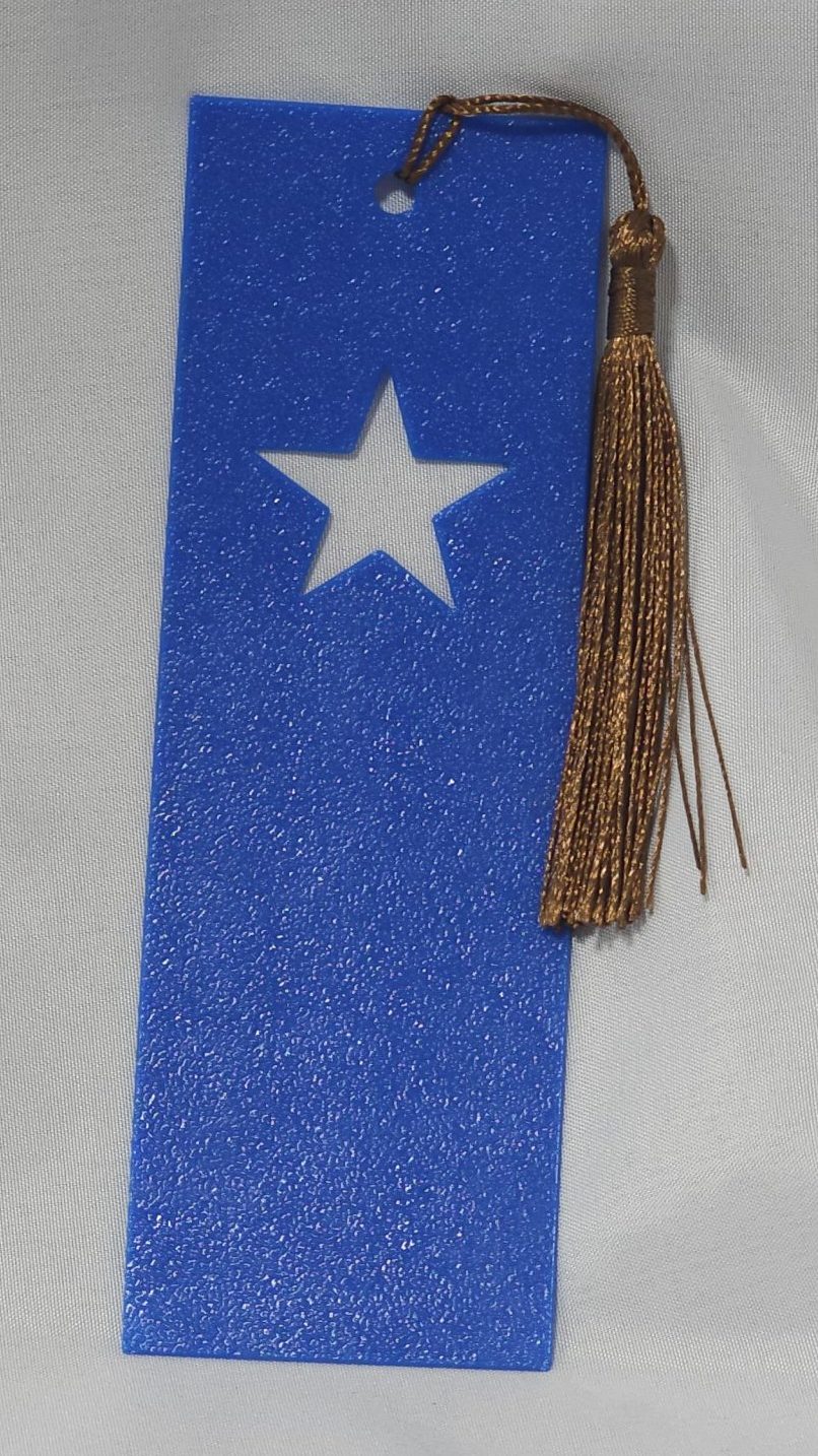 1 Big Star Bookmark – Printed in TPU