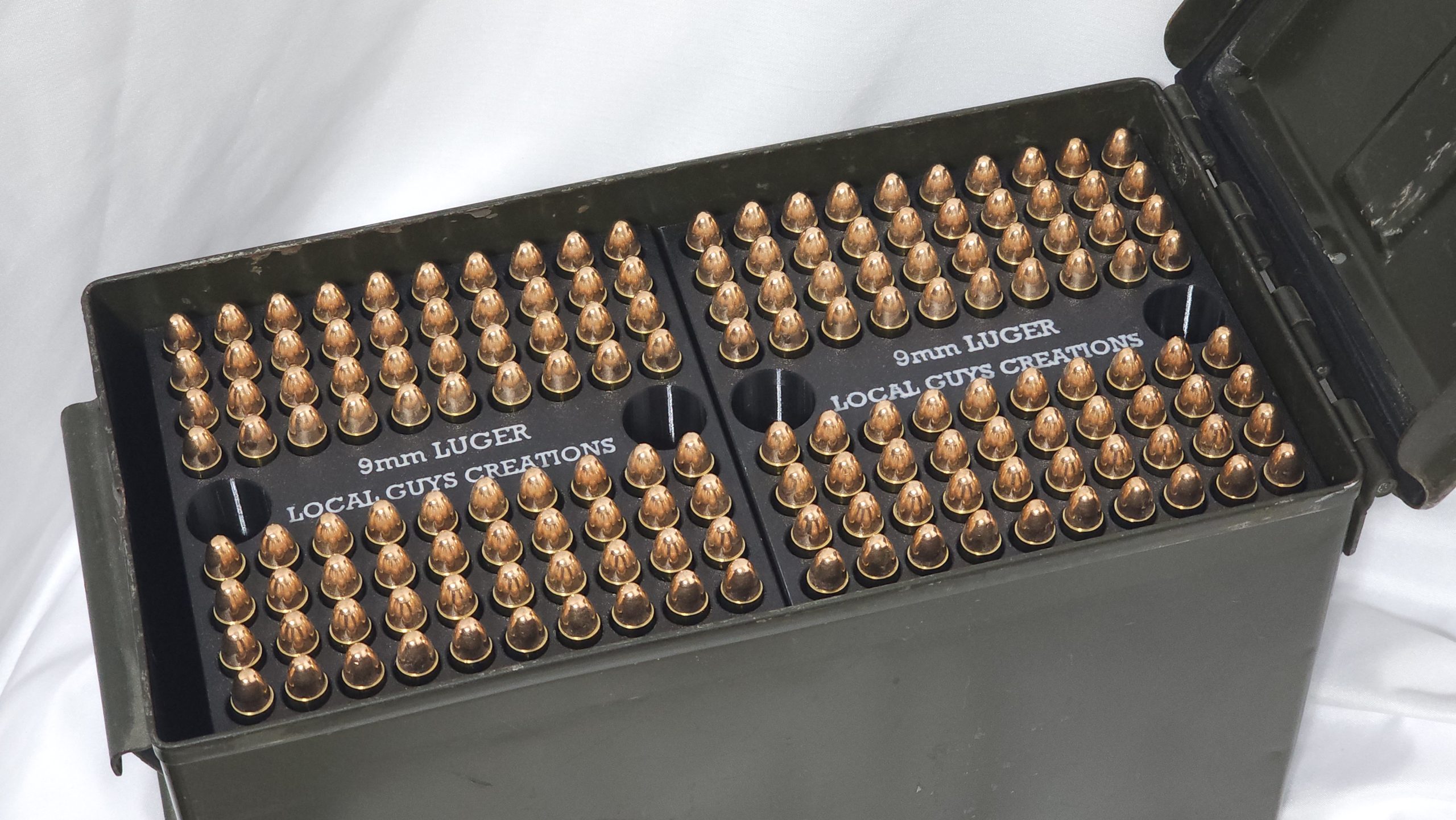 .50 Cal Ammo Can 9mm Organizer – 80 Round Stackable Trays - Image 6