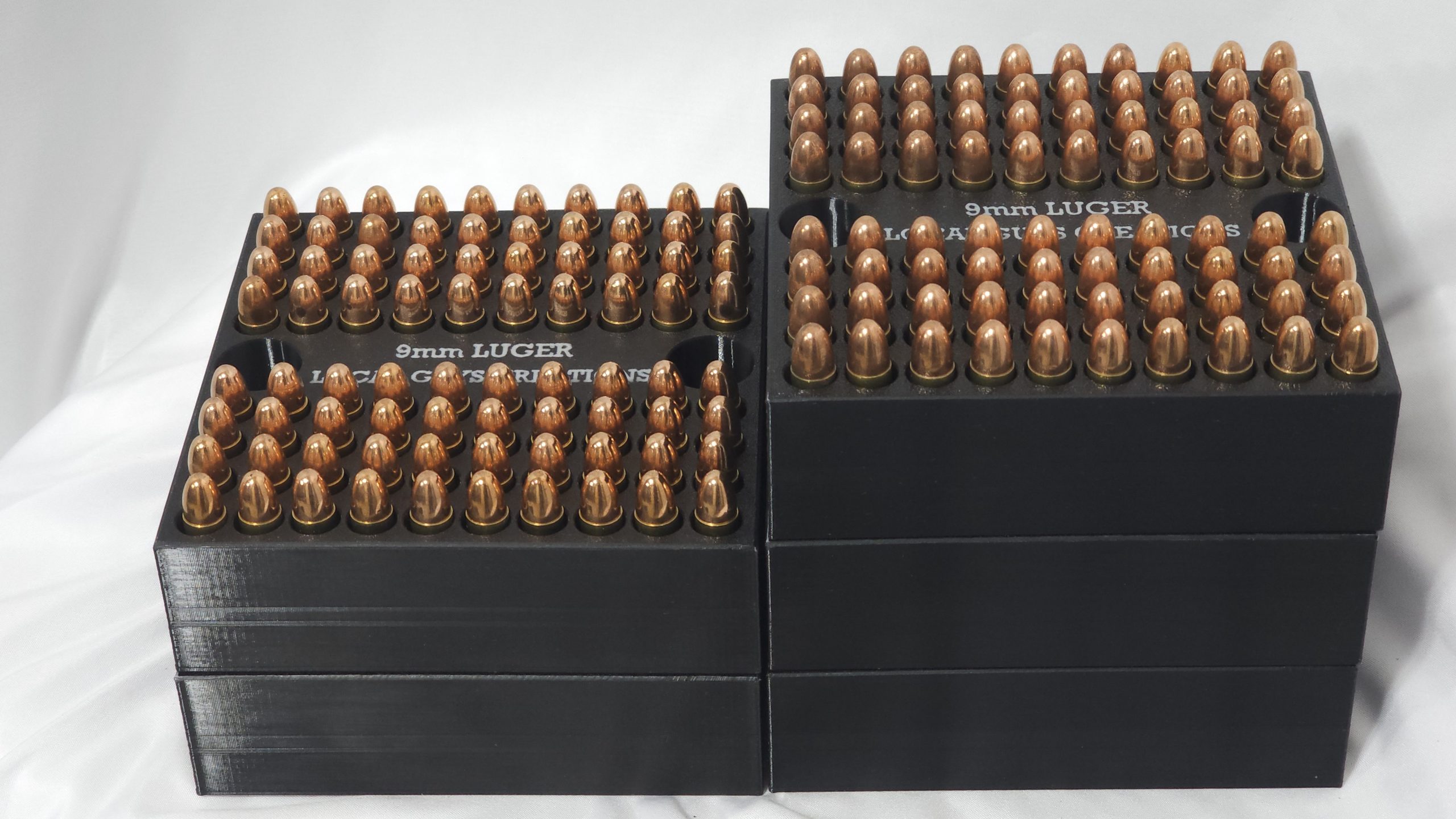 .50 Cal Ammo Can 9mm Organizer – 80 Round Stackable Trays - Image 8